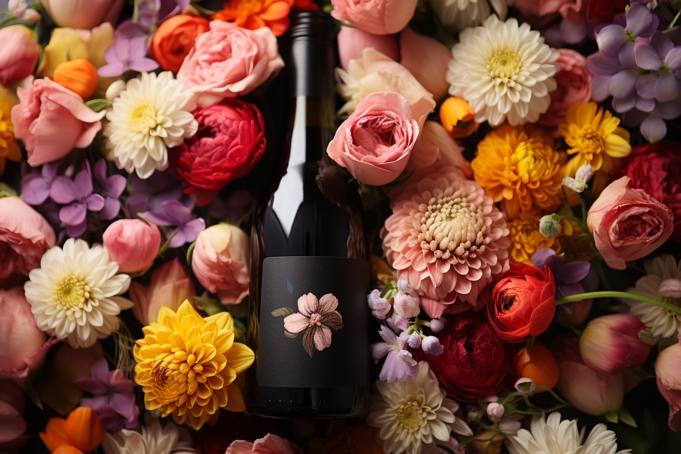 Foire aux vins de printemps : étalage de bouteilles de vin lors d'une foire aux vins