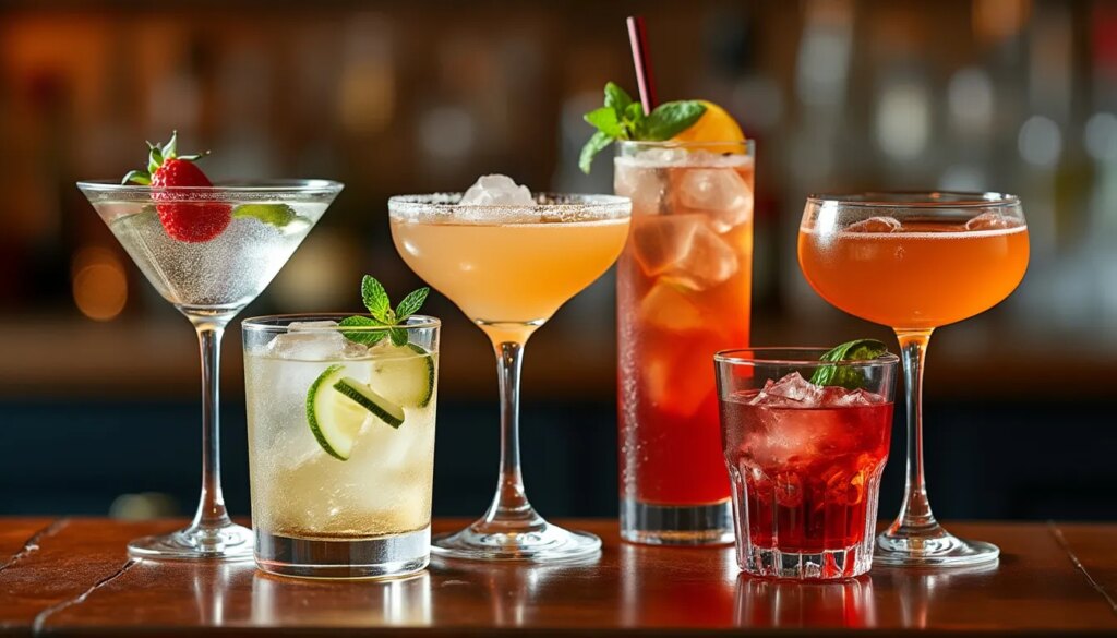 cocktails au gin : sélection de cocktails classiques et modernes à base de gin