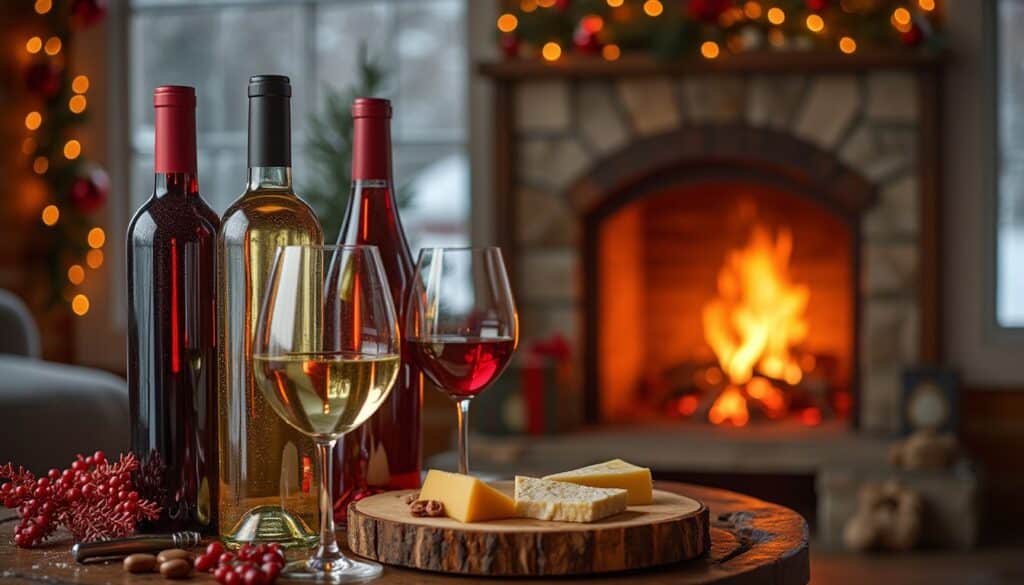 vin d'hiver : sélection de bouteilles de vin rouge, blanc et rosé adaptées à l'hiver