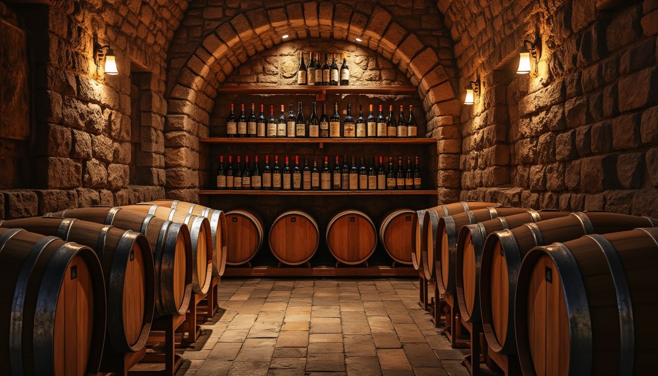 investissement vin : bouteille de grand cru avec verre de vin rouge