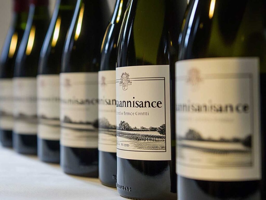 vins rares : bouteilles de vins rares sur une étagère en cave