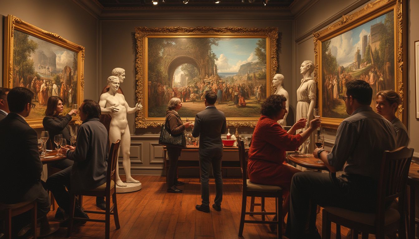 art et vin : exposition où l'art rencontre la dégustation de vin