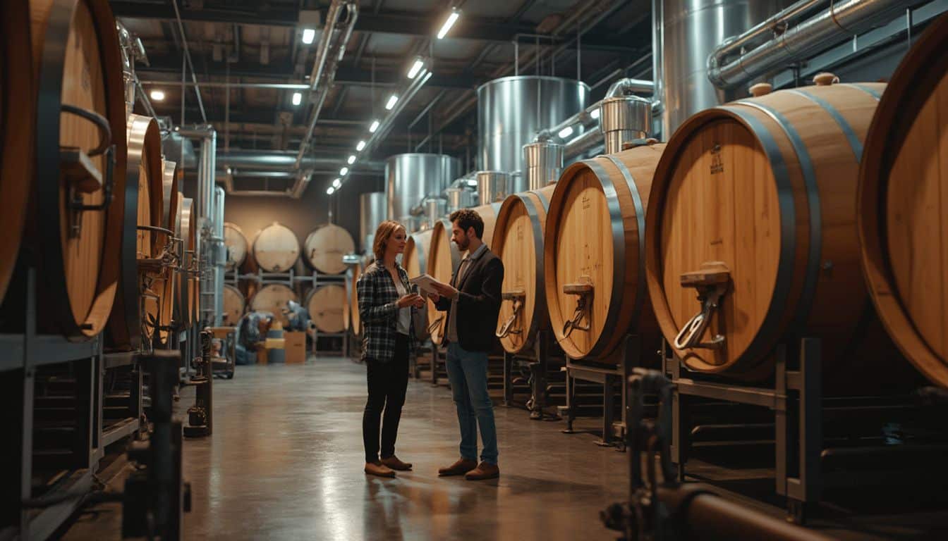 start-ups vin : vignoble avec technologie avancée et drones