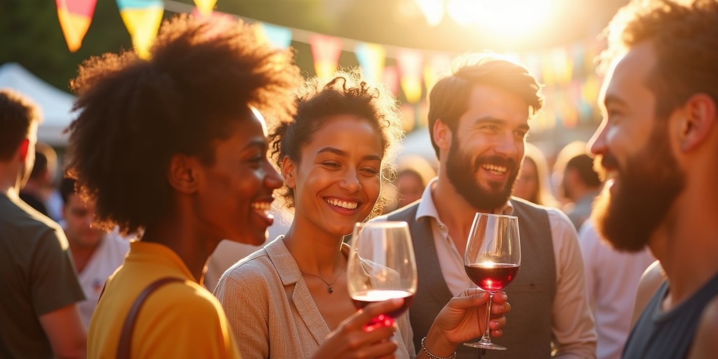 foire aux vins de printemps : dégustation de différents vins de printemps