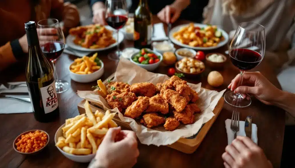 KFC gratuit : image d'un repas KFC avec poulet croustillant