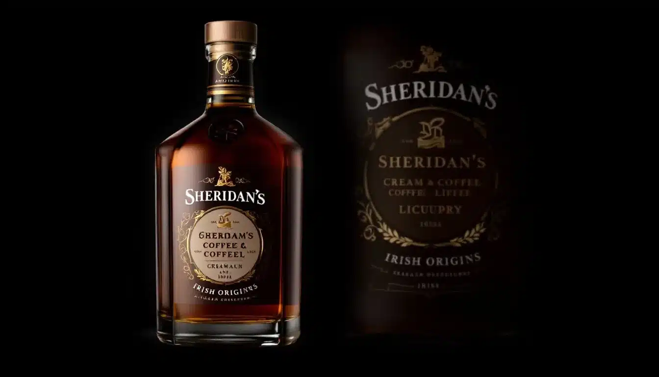 Sheridan's liqueur : bouteille à double compartiment unique de Sheridan's