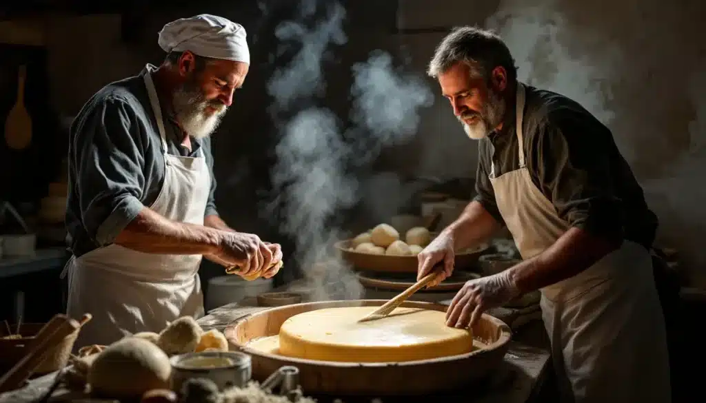 stracciatella fumée : fromage frais stracciatella avec une touche fumée présenté avec un verre de vin italien