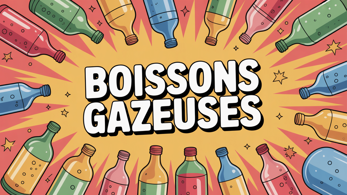 Canettes et bouteilles boissons gazeuses panorama 2024