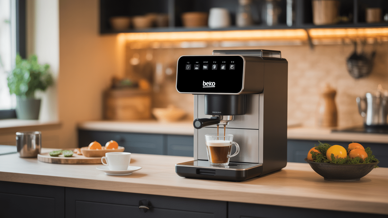 Depannage machine a cafe Beko illustration cuisine moderne