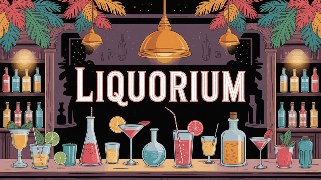 Bar laboratoire rétro Liquorium mixologie Paris