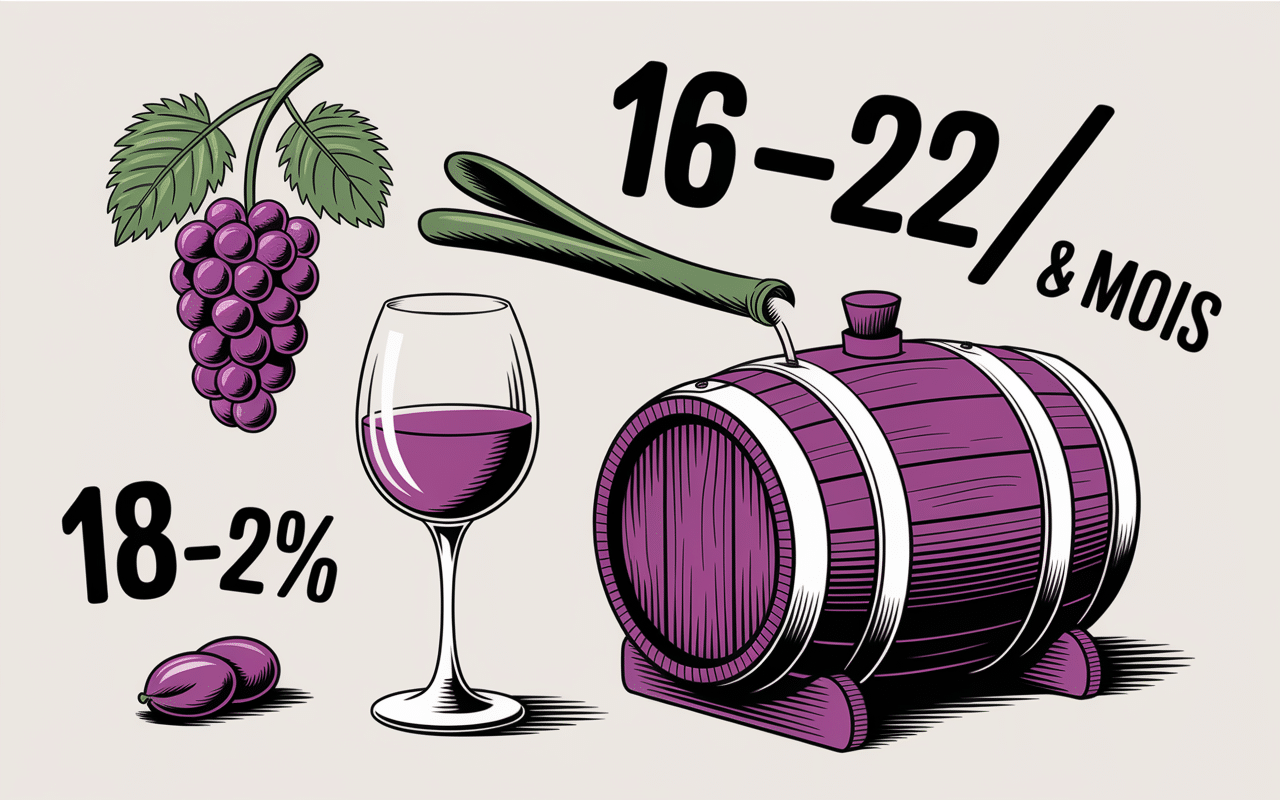 infographie vin de liqueur mutage barrique taux sucre SEO