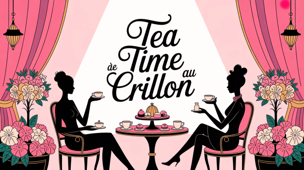 salon elegant pour tea time au crillon