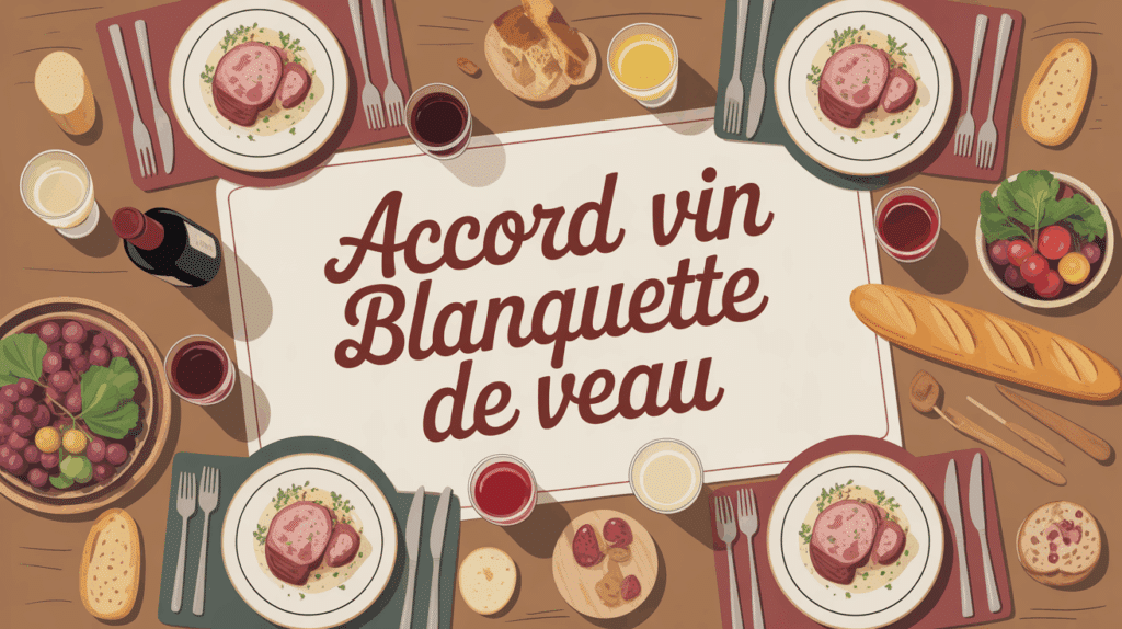 table familiale blanquette de veau verres vin blanc rouge
