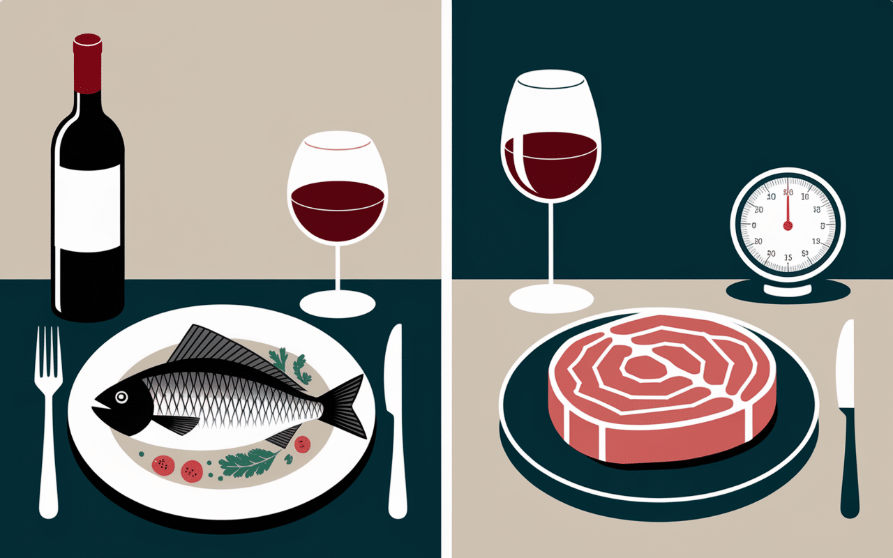 Erreur accords mets vins poisson rouge et cas atypique saumon rouge leger