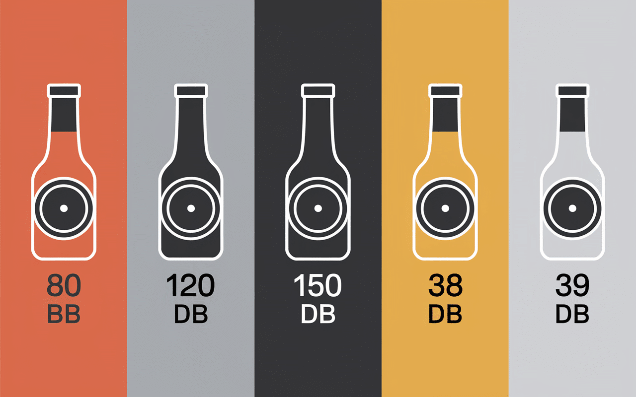 Tableau infographie modèles cave à vin capacité et dB