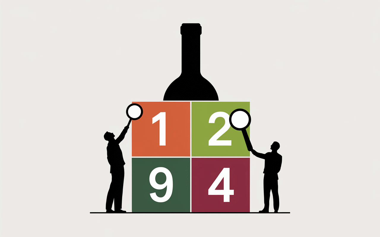 lire une etiquette vin accords mets vins 4 points