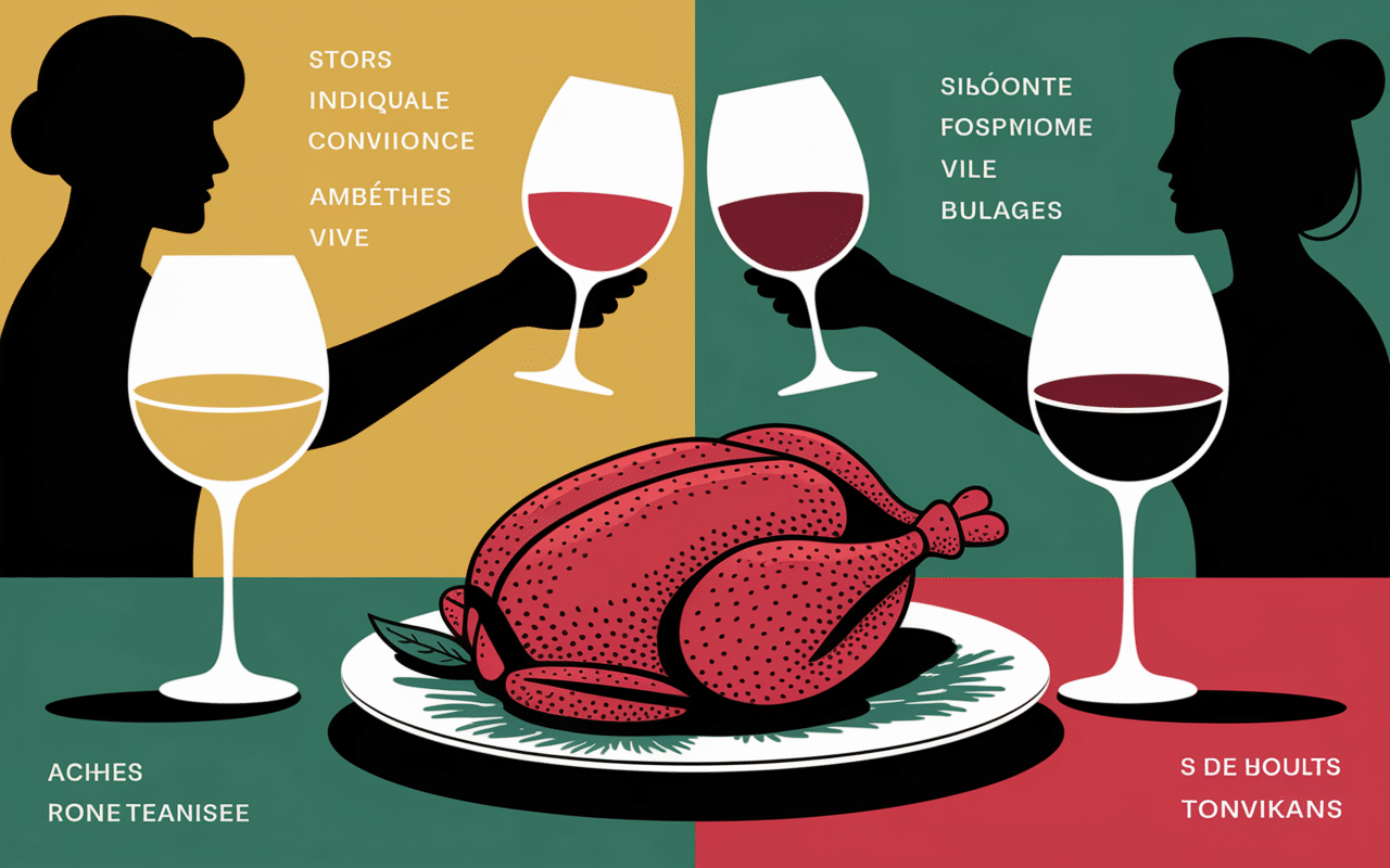 Poulet roti vins accords conviviaux