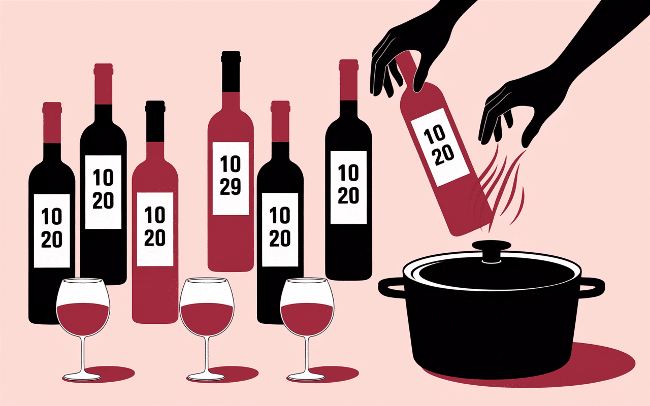 gamme bouteilles vin rouge selection pour coq au vin