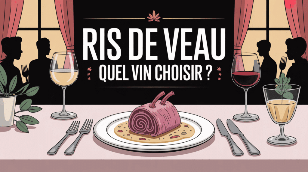 table chic ris de veau et vin blanc rouge ambiances conviviales