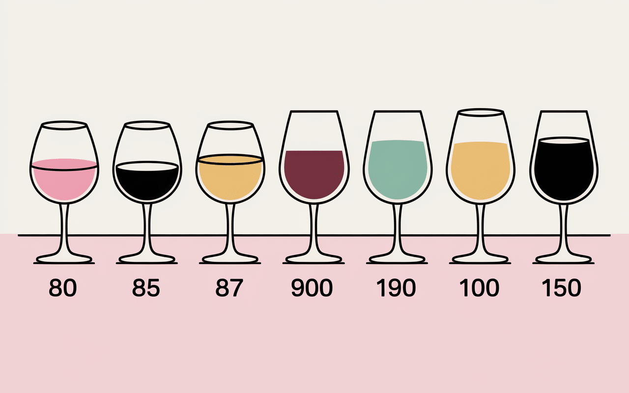 infographie verres de vin classement calories