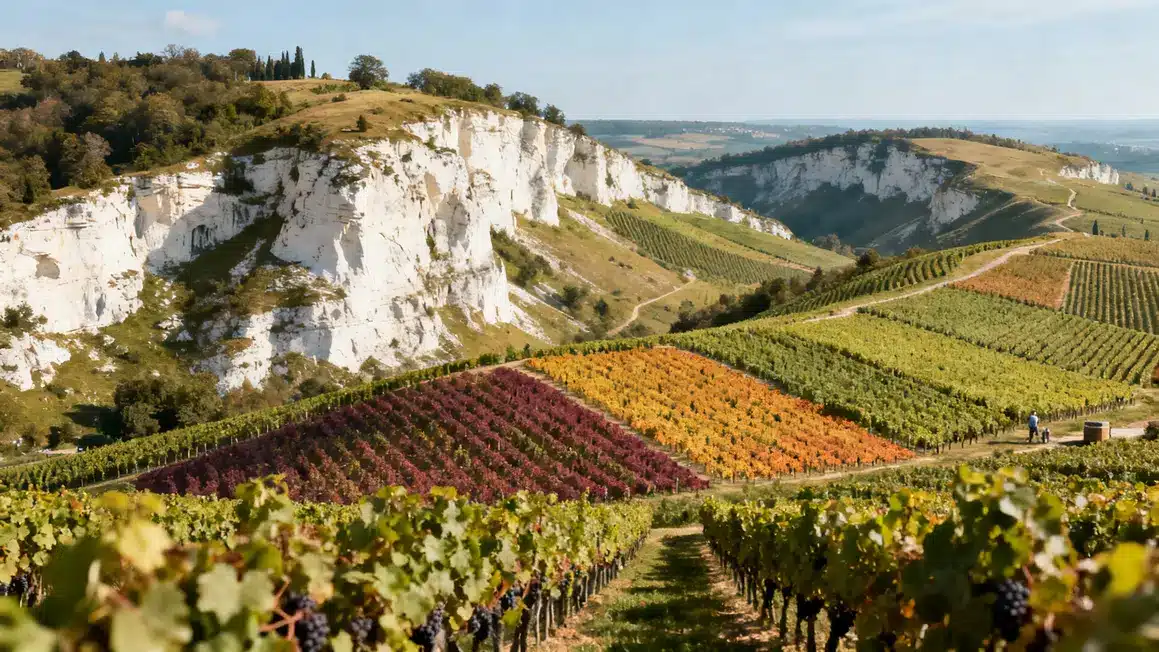 Carte terroir Champagne zones Montagne de Reims Vallée Marne Côte Blancs