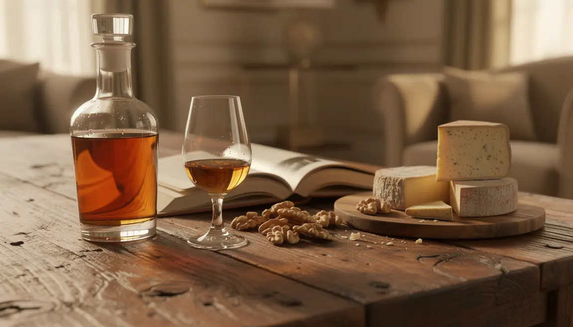 dégustation Glenfiddich 18 ans single malt sur table élégante