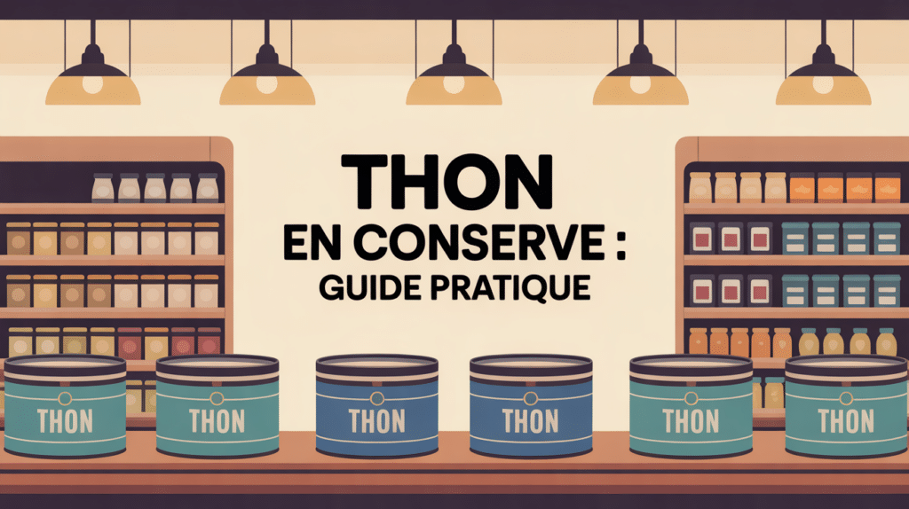 rayon supermarche boite thon conserve