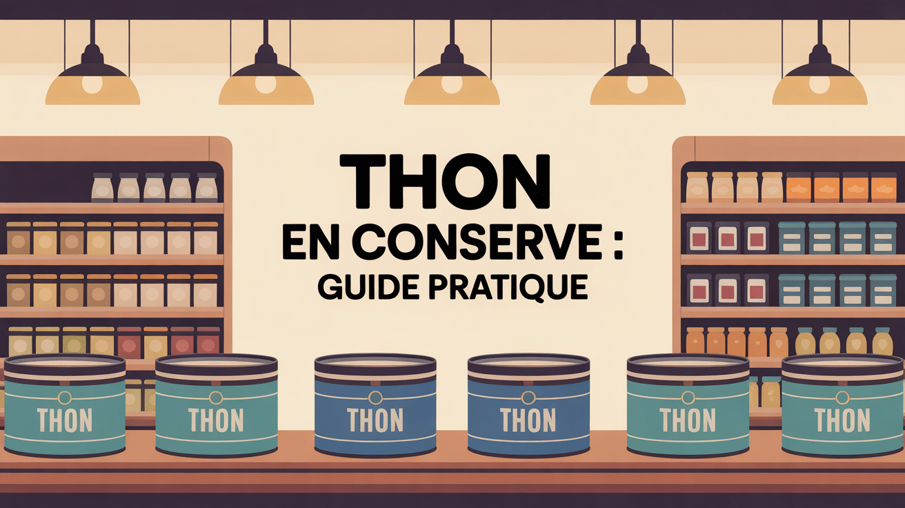 rayon supermarche boite thon conserve