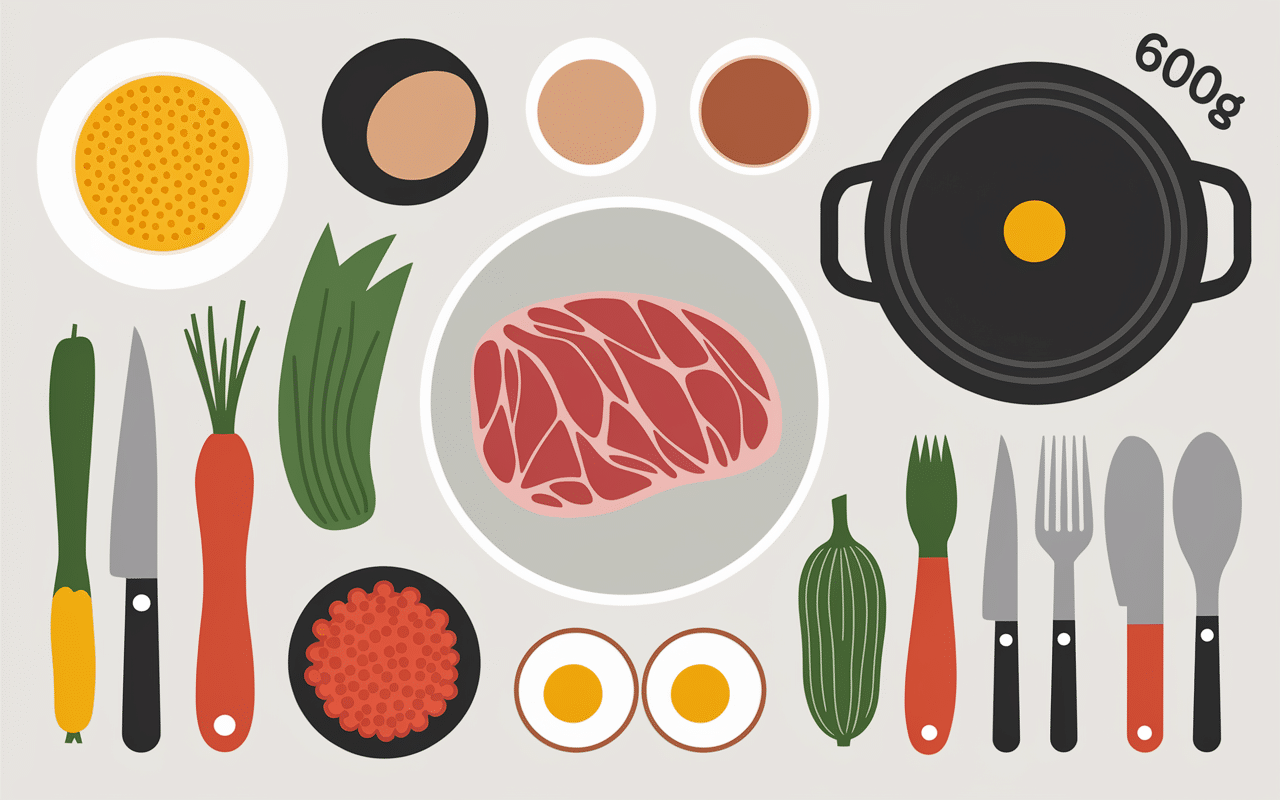 boulette couscous ingredients et materiel indispensable