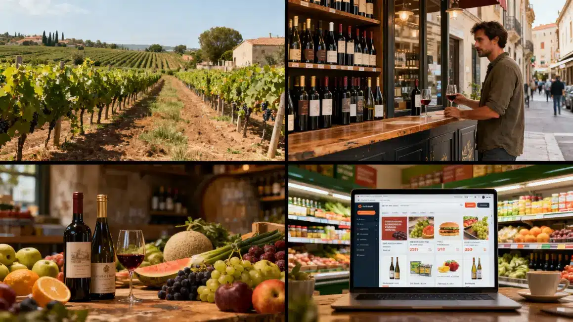 canaux achat vin domaine caviste supermarche internet