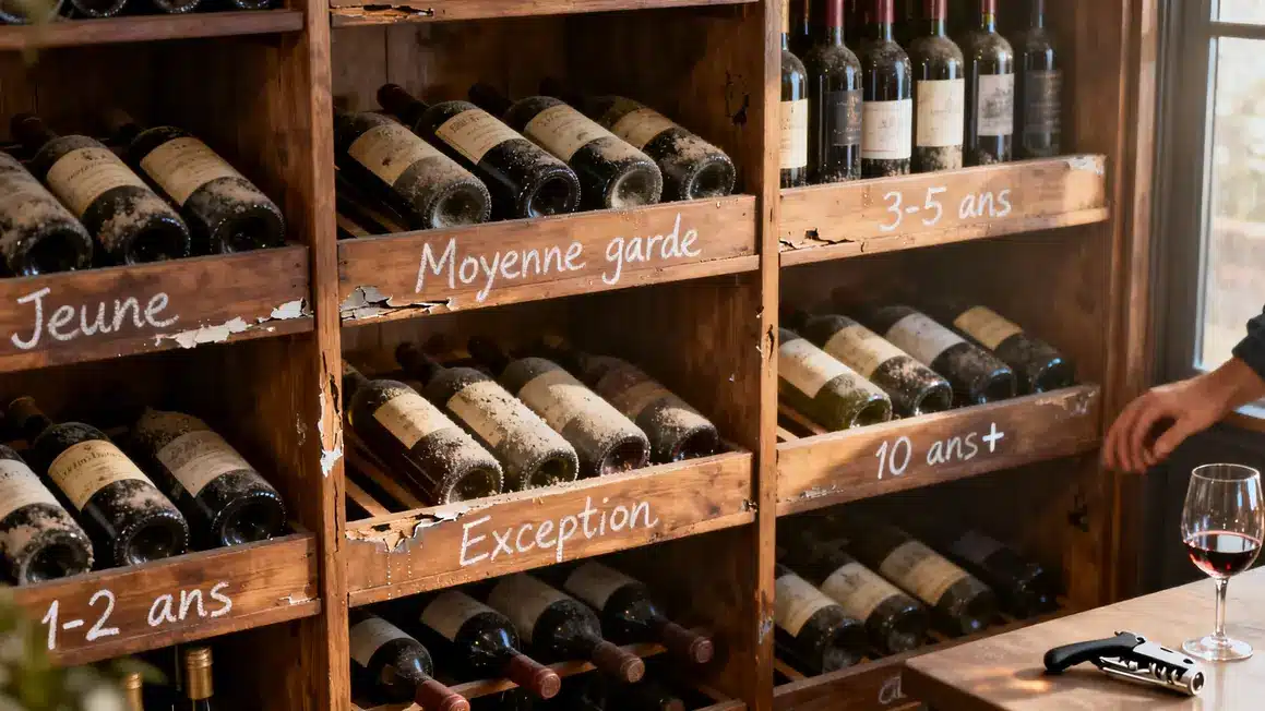 cave a vin rangement jeune moyenne garde exception