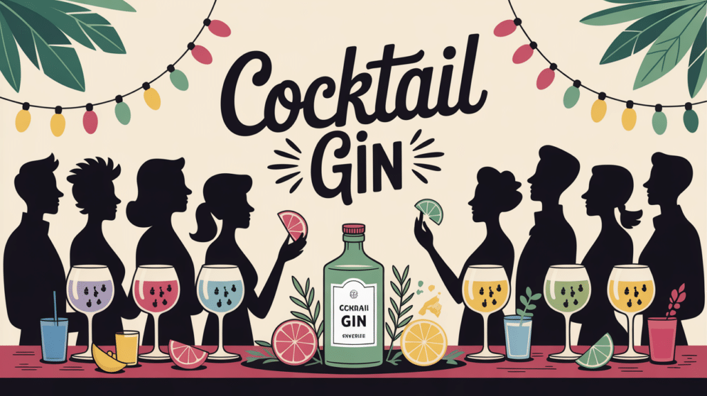 cocktail gin ambiance apéro festive
