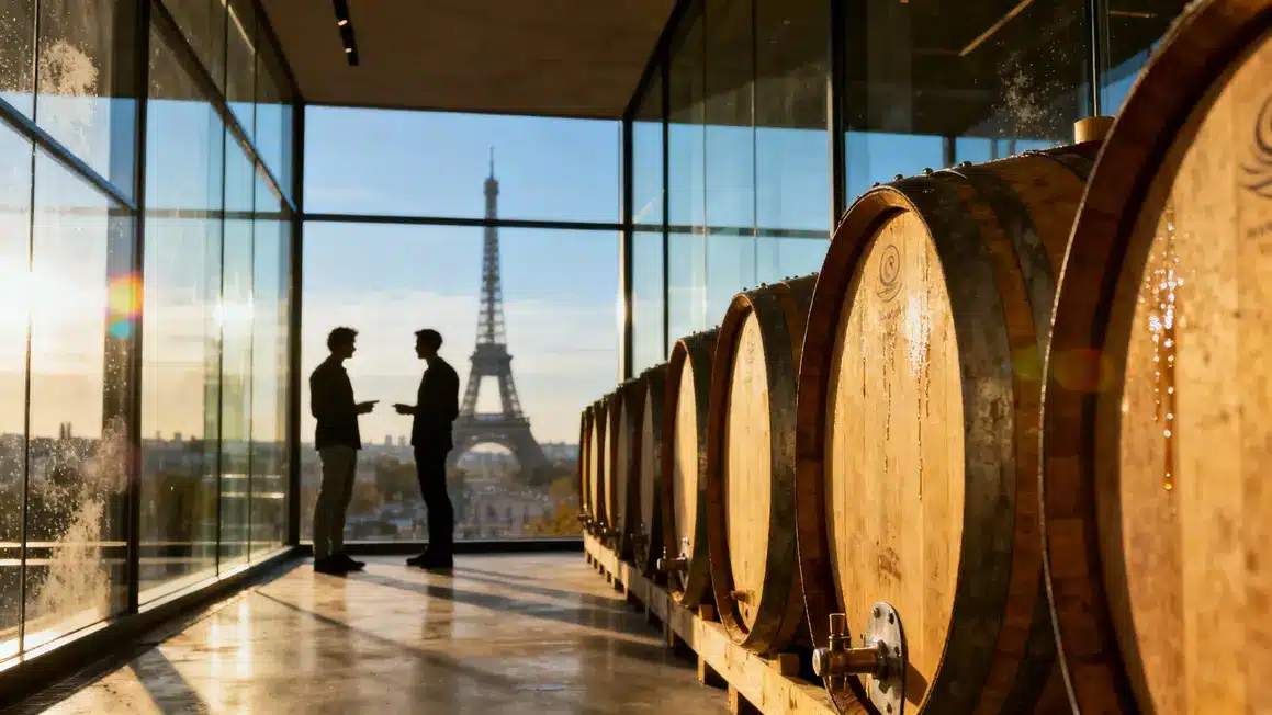 partenariat vigneron vin bio Tour Eiffel