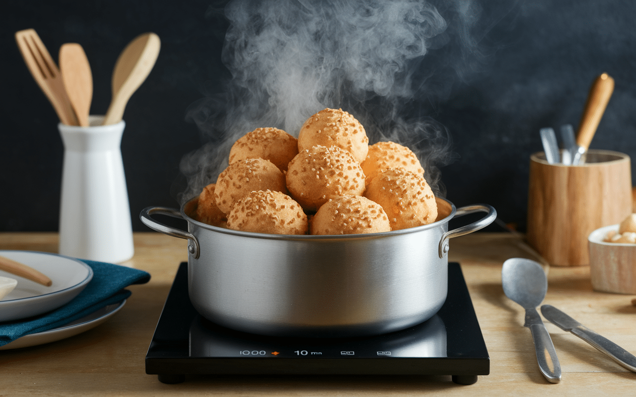 cuisson choux de bruxelles vapeur, panier, timer, cuisine