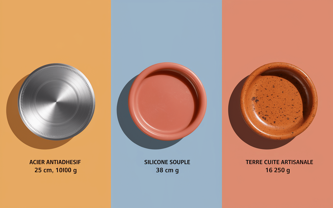 comparatif moule à pain de mie acier silicone terre cuite
