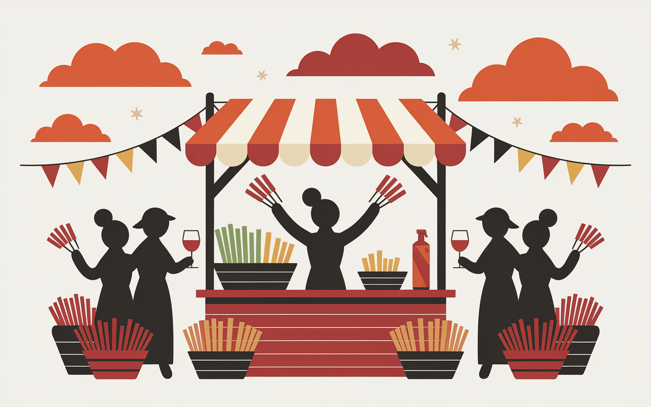 pulpitos a la gallega marché galicien festif brochettes