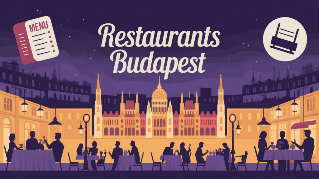 restaurant budapest stylisé nuit conviviale