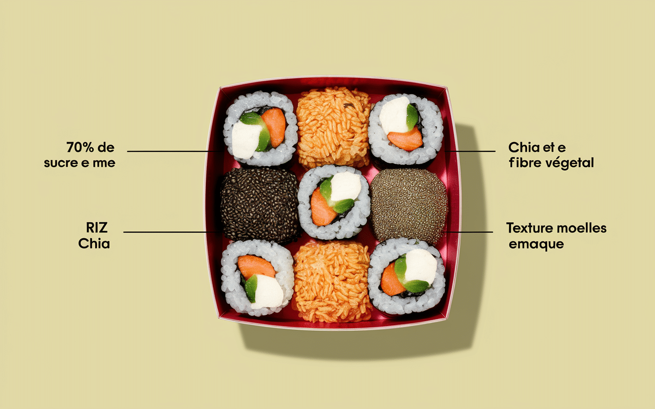 riz kenko box sushis infographie sucres