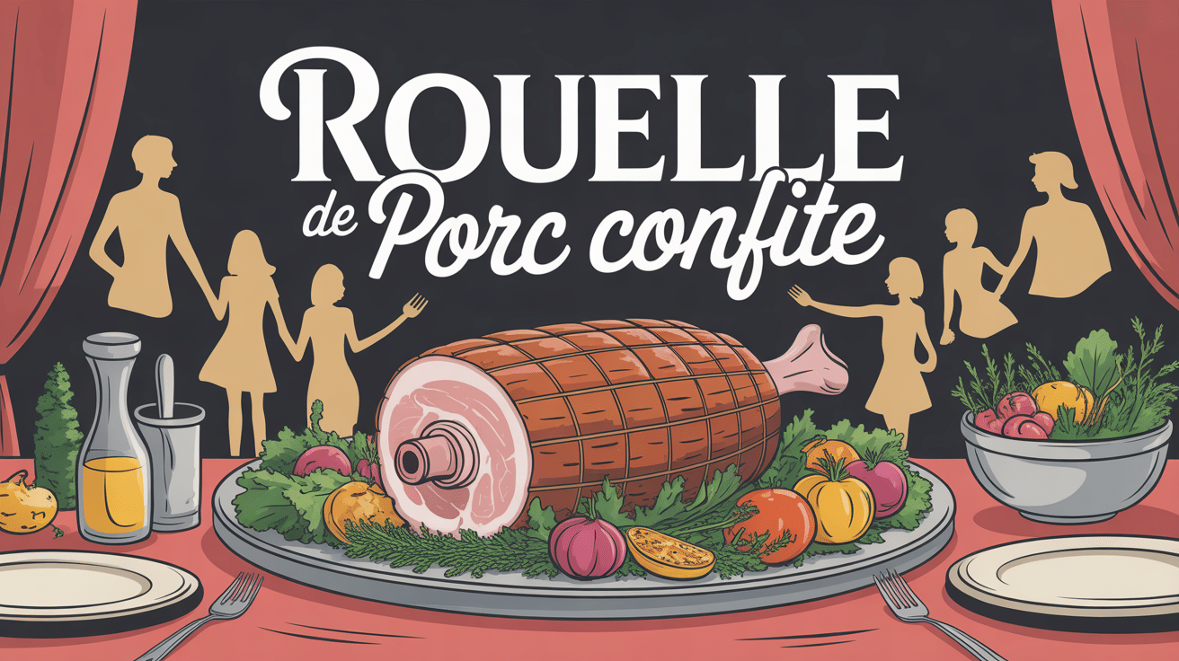 rouelle de porc confite partage table
