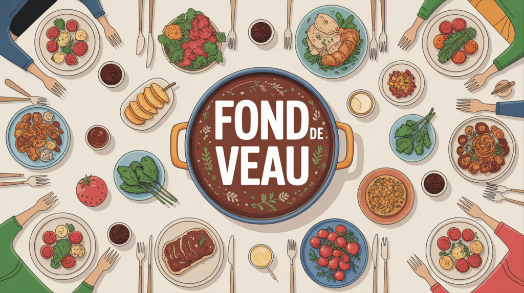 sauce fond de veau repas familial
