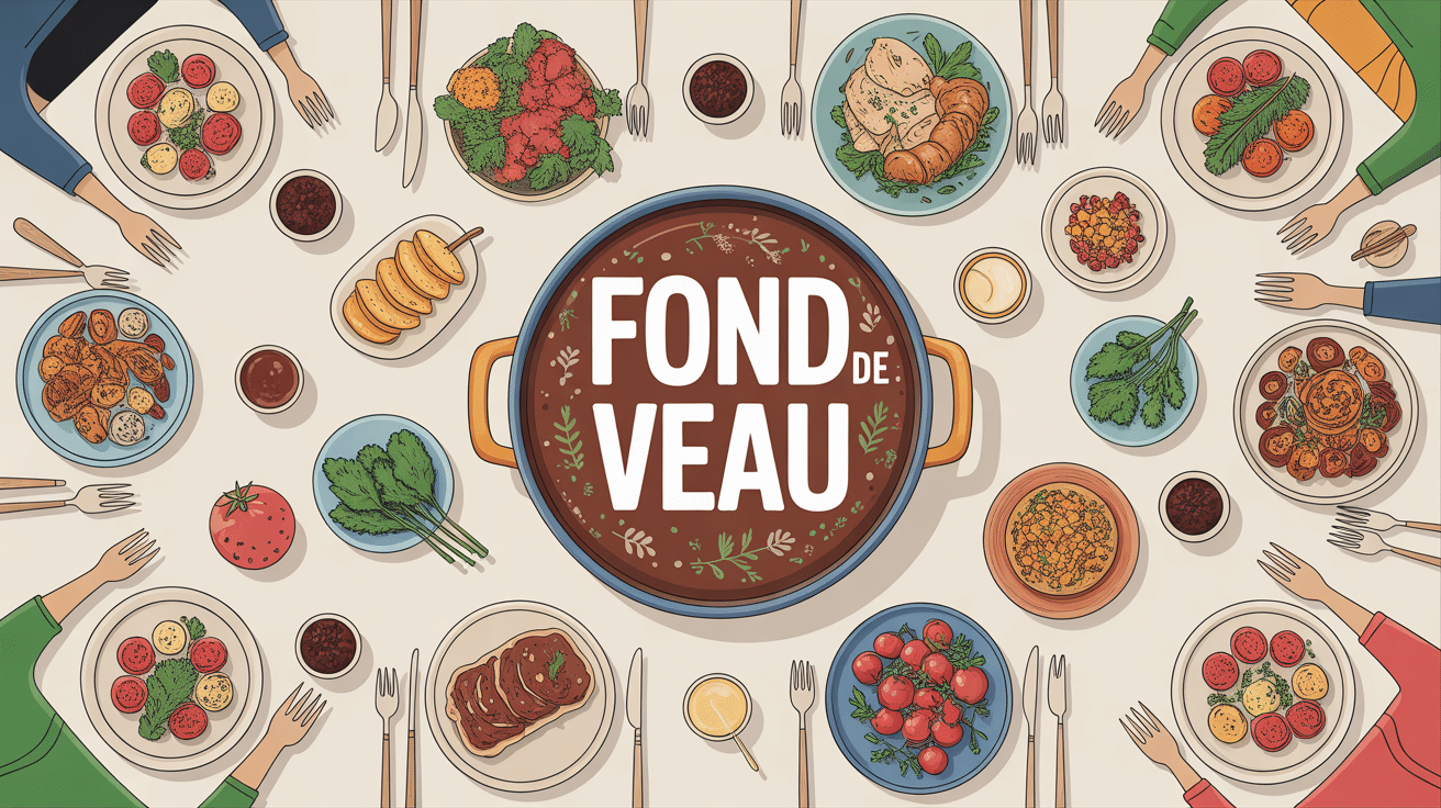 sauce fond de veau repas familial