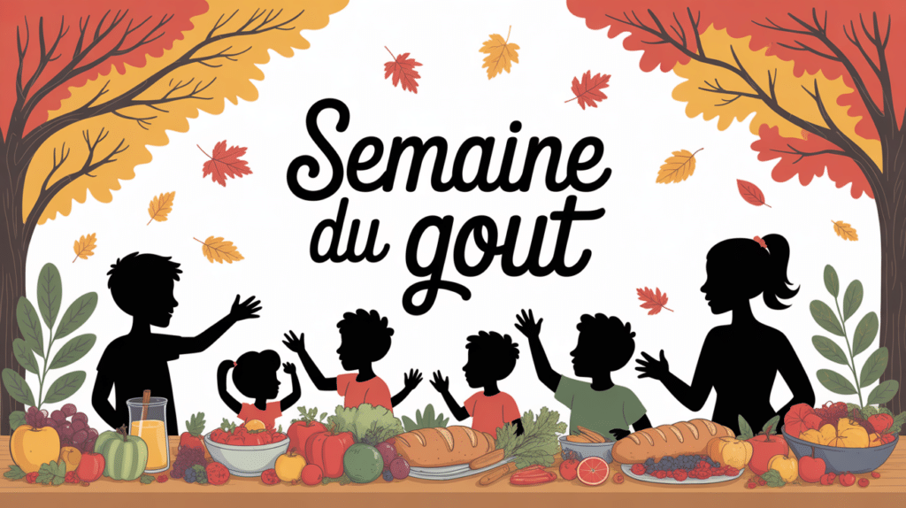 semaine du gout 2024 scène festive enfants adultes