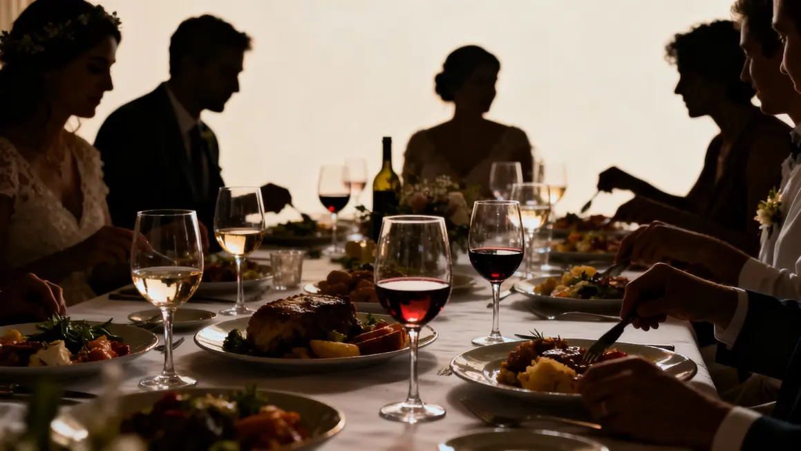 Table mariage accords mets vins convives
