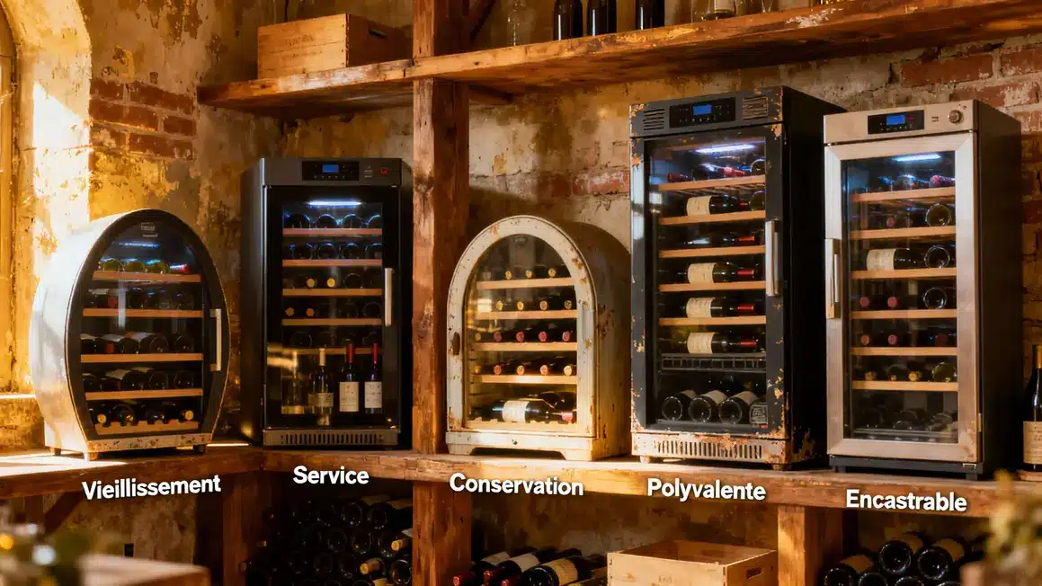 Montage caves à vin usages différents
