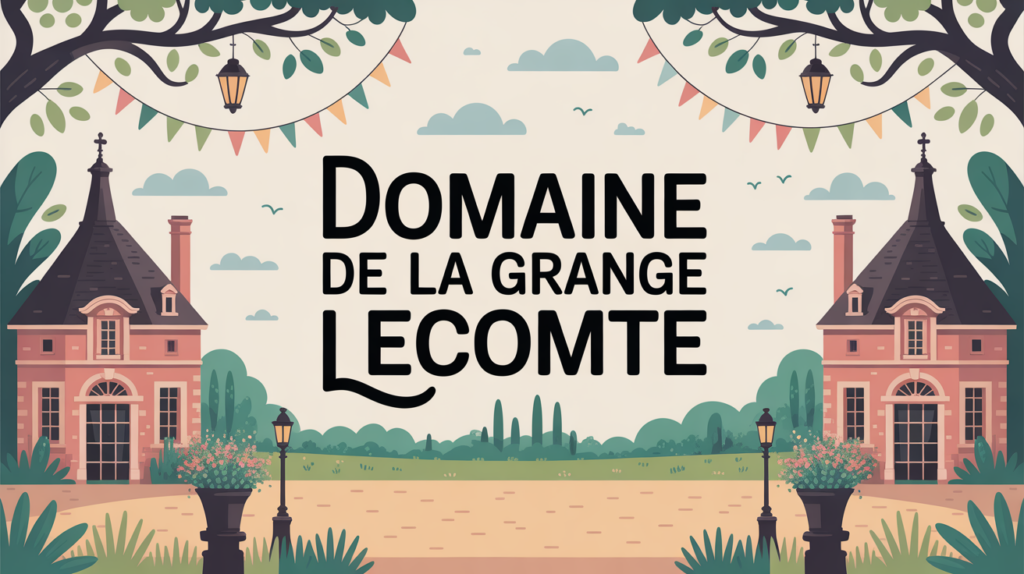 domaine de la grange lecomte illustration domaine campagne festive
