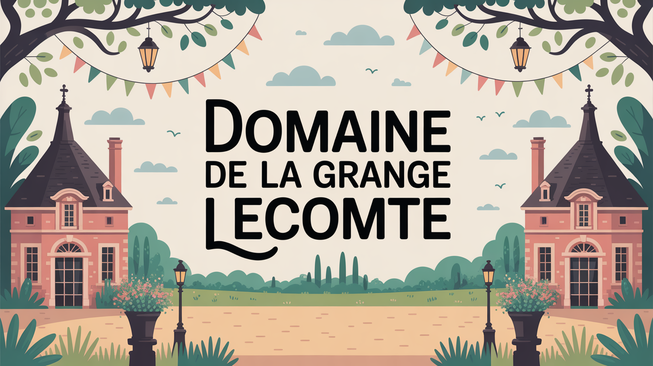domaine de la grange lecomte illustration domaine campagne festive