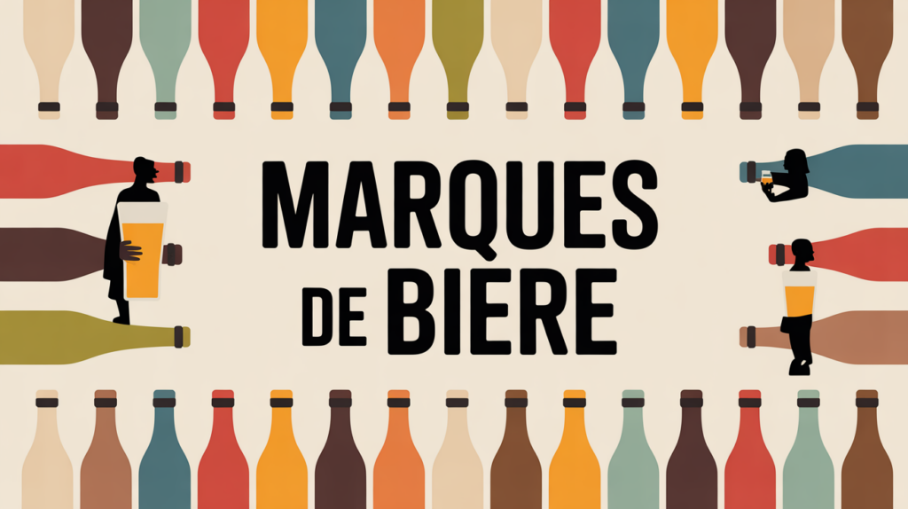 marque de biere en rayon de supermarche