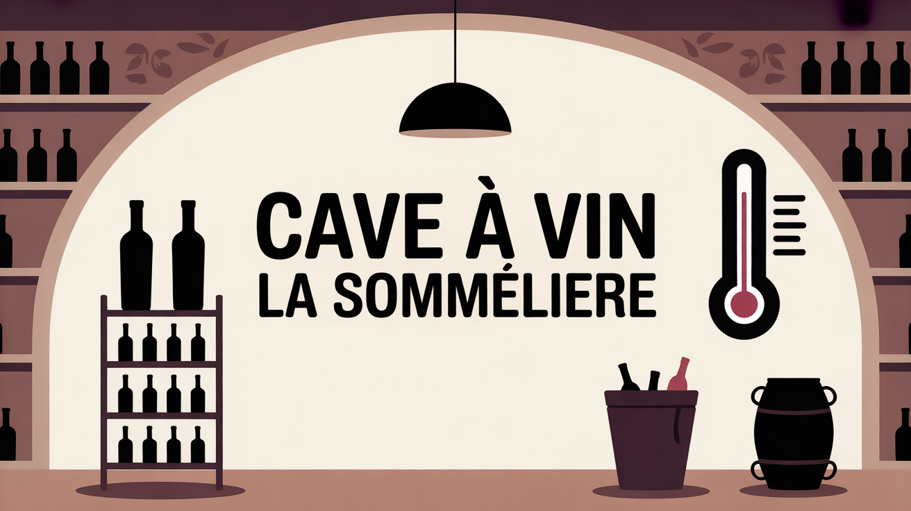 problème cave à vin la sommelière cave moderne stylisée