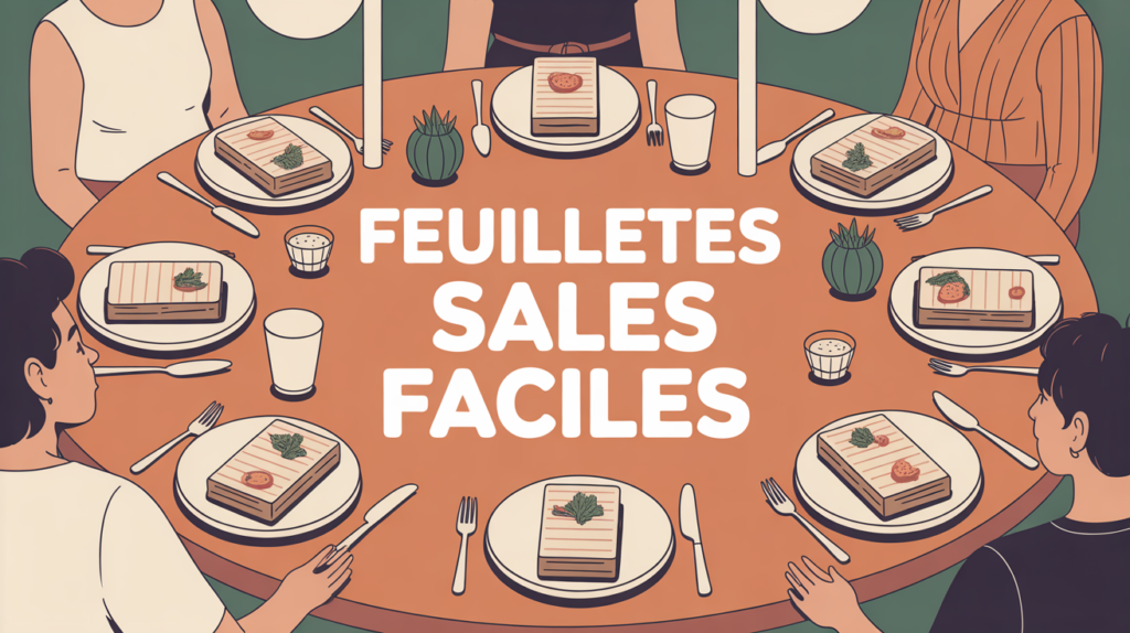 plateau recette feuilleté salé facile et garnitures