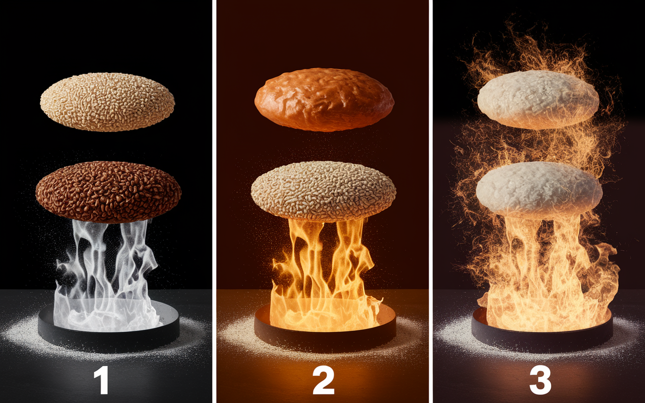 coupe grains riz soufflé étapes réussite